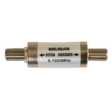 CATV Ground Issolator สำหรับ F Female to F ตัวเชื่อมต่อหญิง: สร้างความมั่นใจว่าสัญญาณความสมบูรณ์ของสัญญาณในระบบเคเบิลทีวี