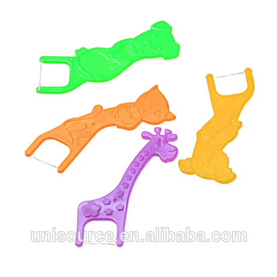 Animal cute shape floss sticker for kids