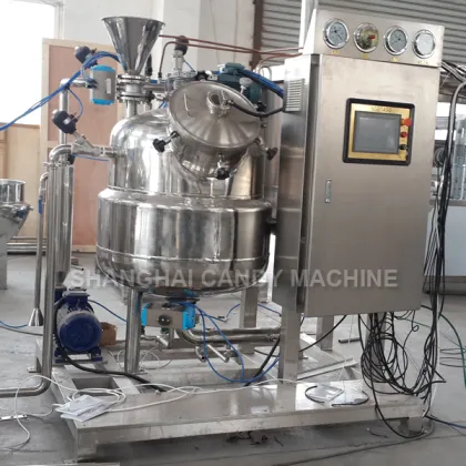 High efficiency caramel toffee candy machine 4 row