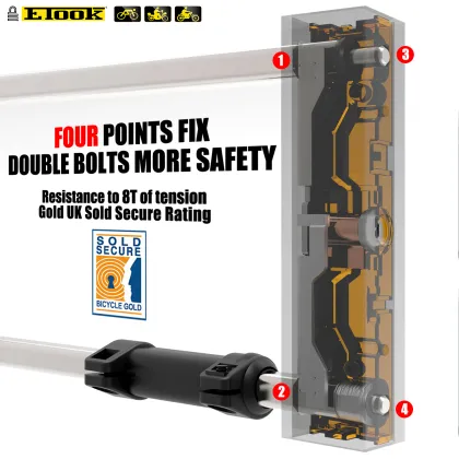 ETOOK High Security U Lock Bike Lock