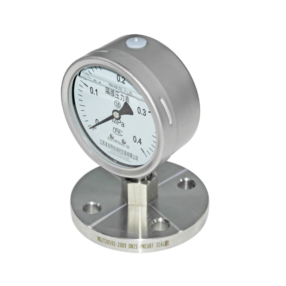 Diaphragm pressure gauge