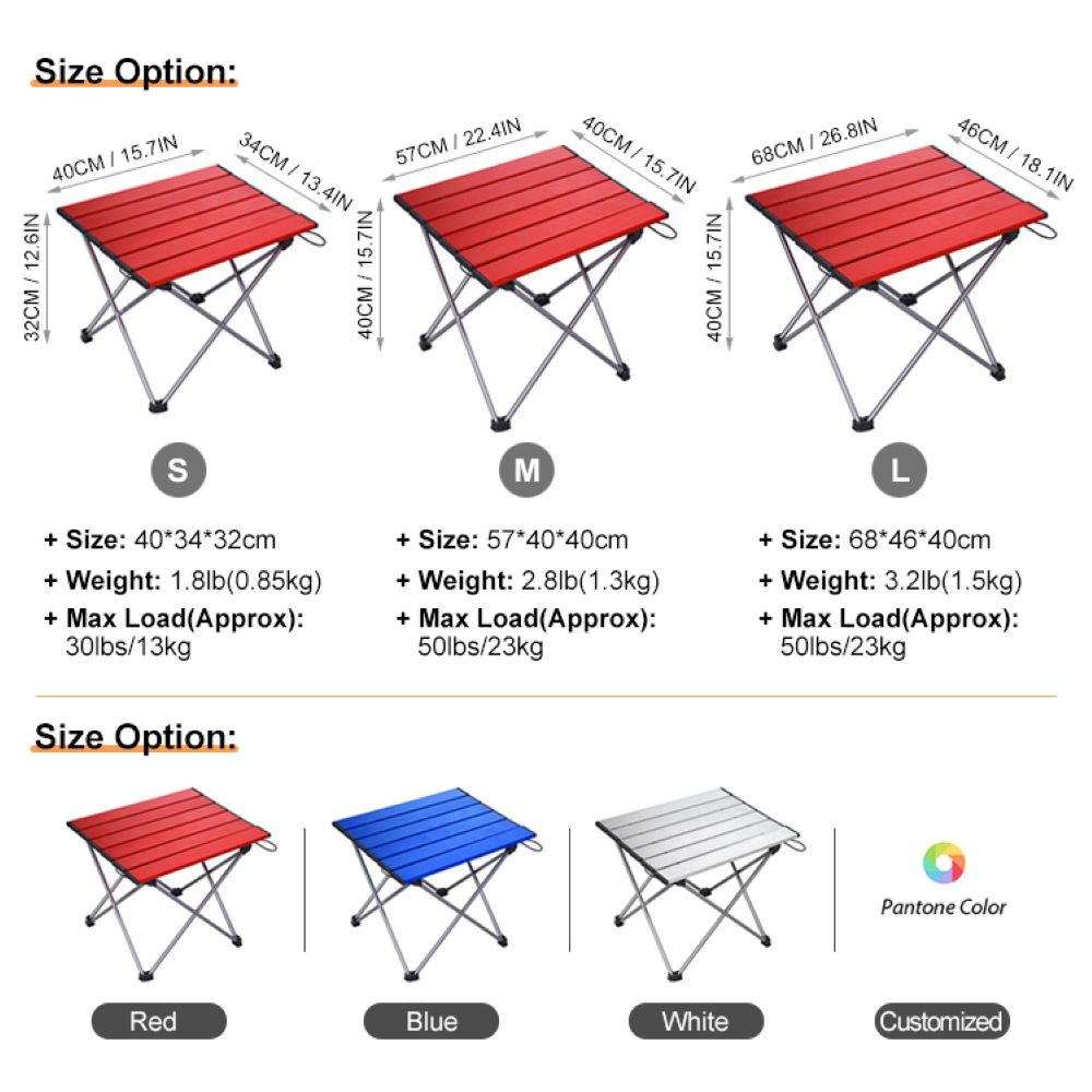 Cheap picnic camping tables aluminum folding picnic table