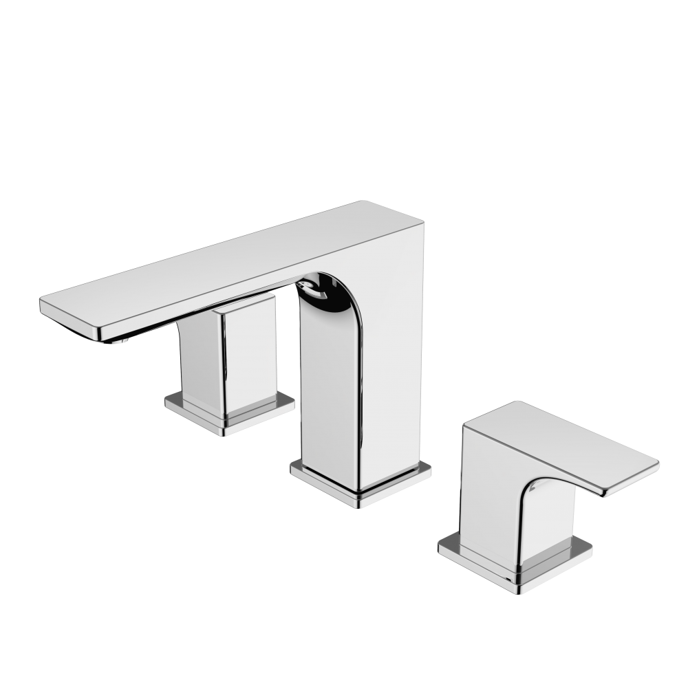 2 Handle Widespread Bathroom Basin Faucet Mixer Taps