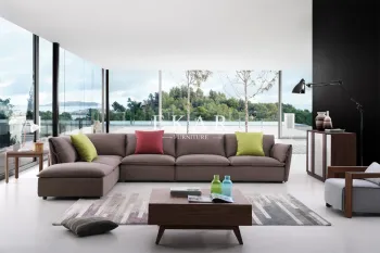 Furniture Living Room 3+2+1+1Seater Soft Fabric Sofa Set Designs