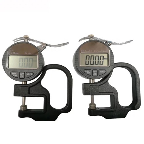 Digital thickness gauge meter measure for glass paper