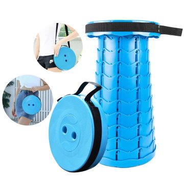 Colorful Portable Retractable Plastic Folding Stool Chair: Perfect for Home, Outdoor Activities, Fishing, and Camping (400lbs Capacity)