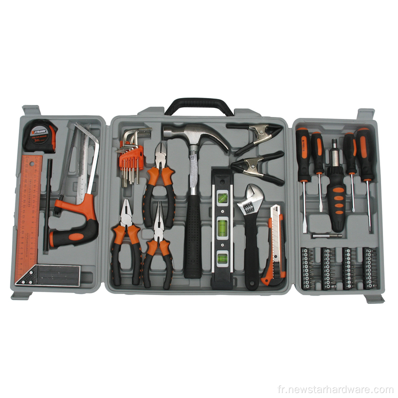 95pcs Tool Set Tool Kit à outils Garage des ménages