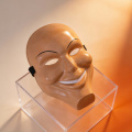 Máscara de sorriso de rosto humano de Halloween