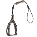 Nylon Sewn Leather Pet Extension Leash Sustainable Feature