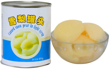 light syrup canned fruit