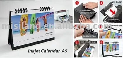 DIY Cusrtomized Inkjet Photo Calendar (Do By Yourself)