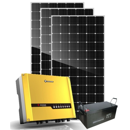 Title: 3kW Hybrid Solar Panel System with Battery Storage