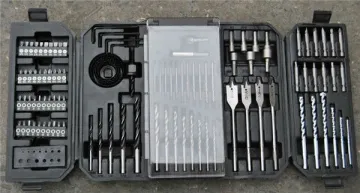 105PCS SAE Drills & Bits Set(SCREWDRIVER BITS/H.S.S. TWIST DRILLS SET)