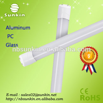 2015 Whole Sales CE and RoHS Approved t8 tube full glass 3000K 4500K 6000K 9w 12w 18w
