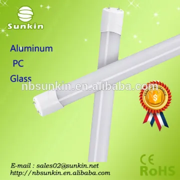 2015 Whole Sales CE and RoHS Approved t8 tube full glass 3000K 4500K 6000K 9w 12w 18w