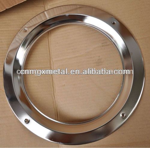 Customized Punching Cuttting Bending Chrome Plated Metal Door Window Frames