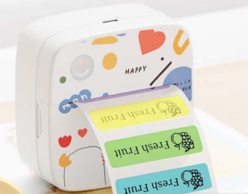 Wireless Mini Bluetooth Sticker Printer for iPhone & Android: Perfect for School Notes, Journals, and DIY Kids' Gifts