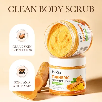 Whitening Body Scrub | Turmeric Natural Body Scrub - Wholesale Sizes Available