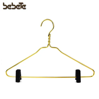 Brand new Gold Aluminum Metal Children's Clothing Hanger for wholesales
