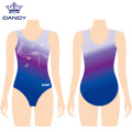 Rainbows ombre girls gymnastics leotards