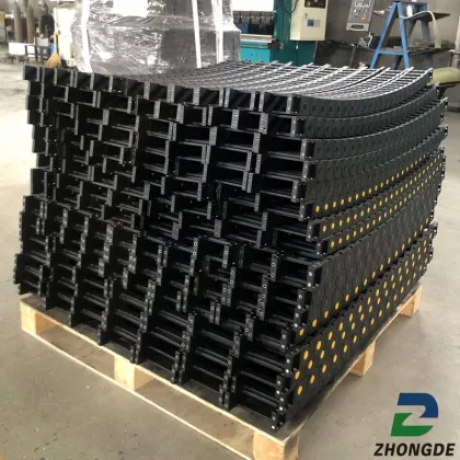 Shandong Zhongde Customized Plastic cable drag chain for Electronic Equipment