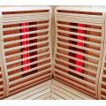 Types Of Home Saunas Hemlock wood 4 person deluxe corner Infrared Sauna