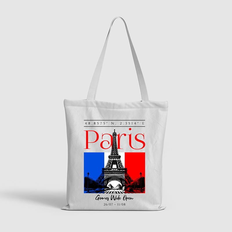 Eiffel Tower Olympia Tote Bag