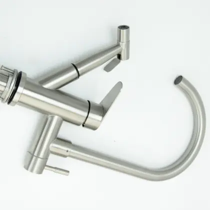 professional design zinc alloy single lever kitchen taps mixer