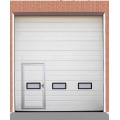 Food plant stainless steel industrial sectional door