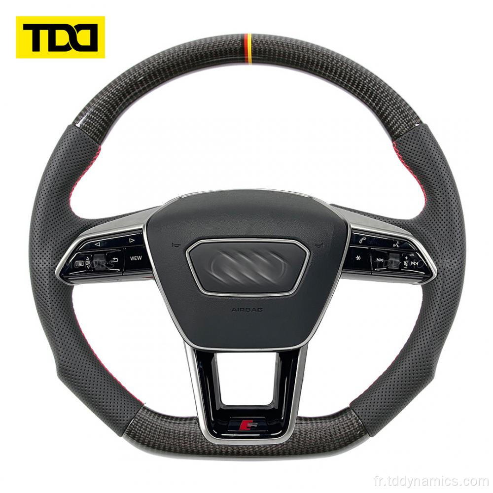 Volant en fibre de carbone pour Audi RS6 RS7