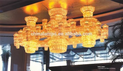 large night lighting lamp projector empire lighting & lamps/crystal chandelier for Bulgari/Peninsula hotel lobby decorative