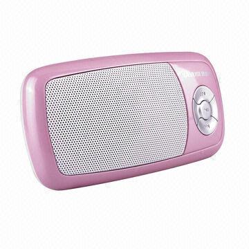 Mini Speaker with FM Radio Can Read TF Card, Sized 105 x 50 x 30mm