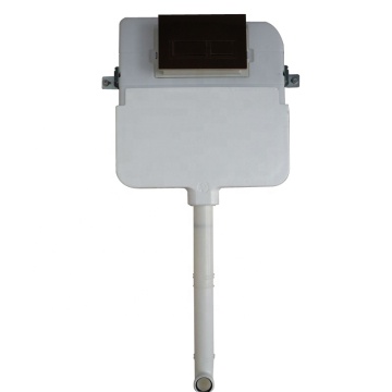 In-Wall Plastic Concealed Dual Flush Tank FS2001-D Squatting Pan with Flush Plate Compatibility