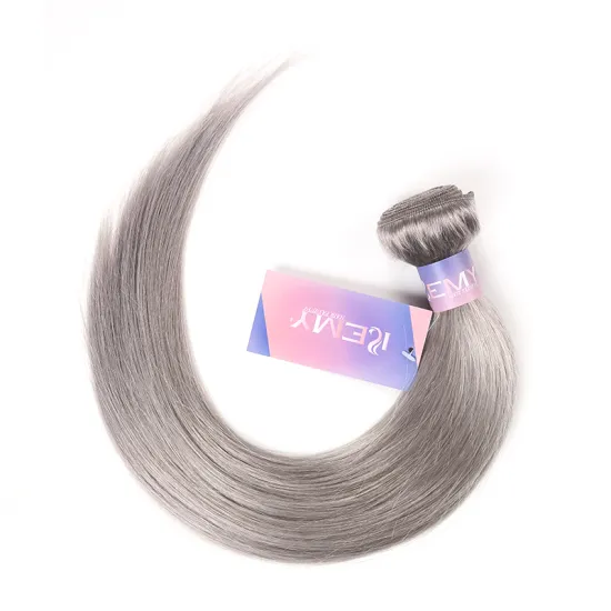 Hot new products Straight Hair Bundles Extension straight ombre color pink green colored human hair bundles & lace closure