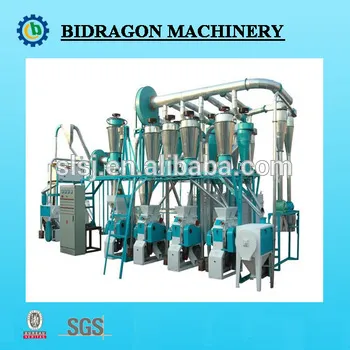 popular selling high quality 50T/H wheat milling machine