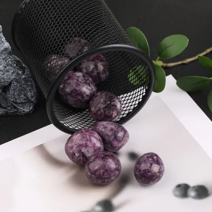 Wholesale Mother of Purple Cloud Crystal Stone Feng Shui Decorations