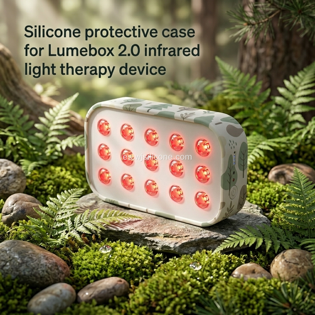 Dispositivo Lumebox2.0 de terapia de luz infrarroja con funda de silicona