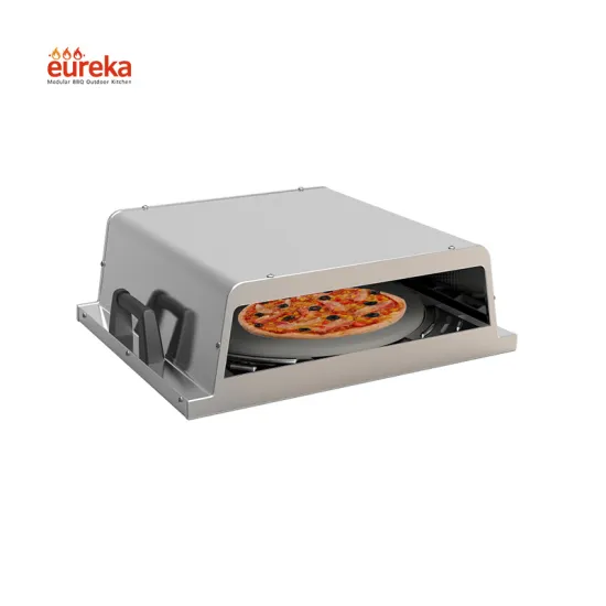 12 Inch Portable Commercial Stainless Steel  Outdoor Kitchen Gas Pizza Oven