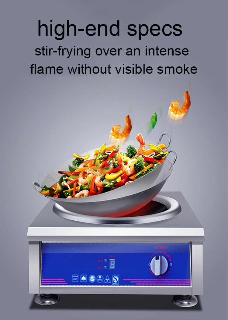 Heavy duty restaurant wok stove