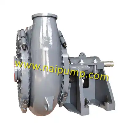 Heavy duty wear-resistant barge gravel pump