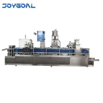 Full Automatic Thermoform and Filling Cups Machine Yogurt Cup Sealer Machine