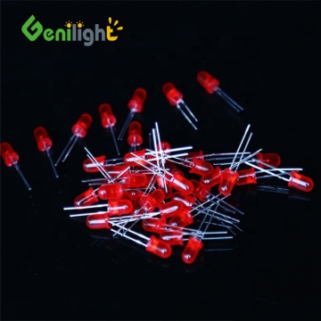 F5 5mm LED Light Bulb - White Green Red Blue Yellow Two Pin