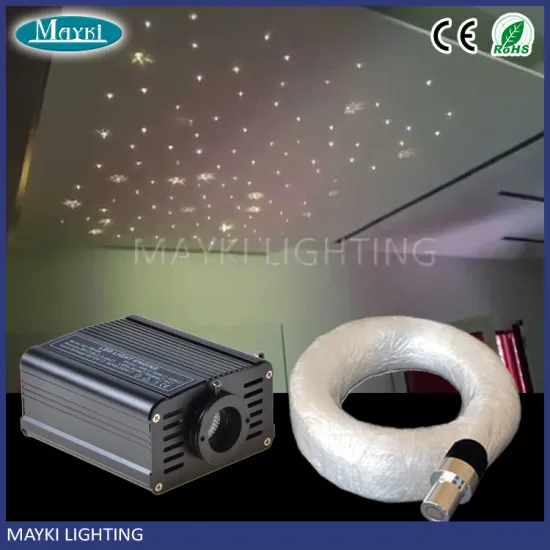High quality 0.75mm 1.0mm fiber optic lighting systems with LED light emitter