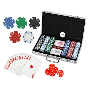 Customizable Professional Poker Set: 500pcs Chips, Playing Cards, Aluminum Case at Affordable Prices