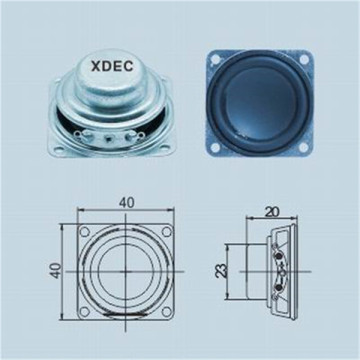 Ακατέργαστο ηχείο Micro Multimedia 2019 3W 4ohm 40mm