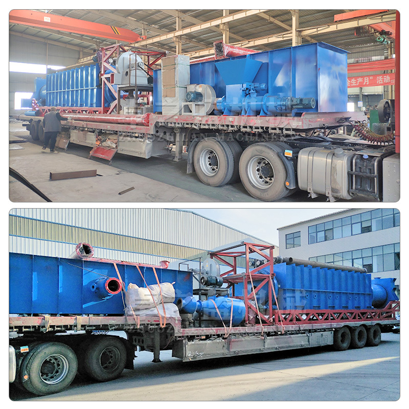 Single Cylinder Circular Carbonization Plant for Biomass Pyrolysis Hookah Charcoal Waste Treatment