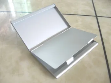 China manufacturer ! customized aluminium name card Holder with high quality