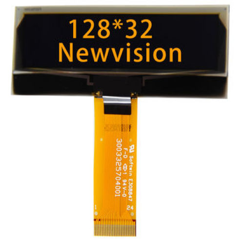 OLED 2.23 pulgadas 128x32 Dotos color amarillo temperatura extendida