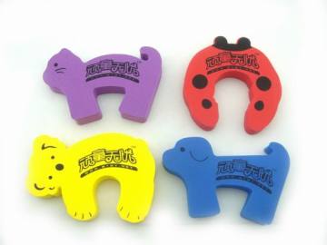 4 Colors EVA Door stop, Kids Finger Pinch Guard (cartoon pup