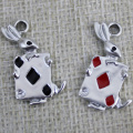 Trendy Schmuck Charms Matt überzogene Farbe Legierung Anhänger Charms Poker Kaninchen Tier Charm